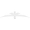 Ekena Millwork Davenport Architectural Grade PVC Gable Bracket, 72"W x 15"H x 2"D x 4"F, 5/12 Pitch GBP072X15X0204DAV00 - alternate 2